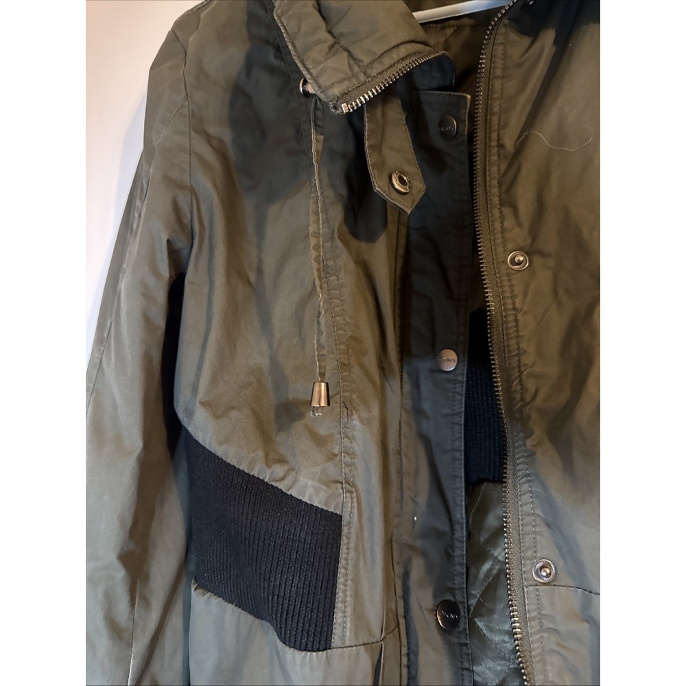 DKNY Army Green Anorak Womens Size Medium - Picture 6 of 8